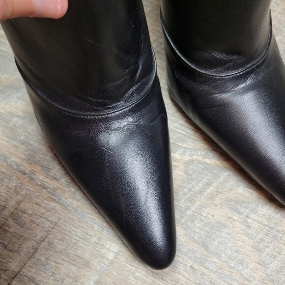 Altuzarra solid black leather Davidson heeled mules - Picture 11 of 12